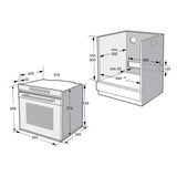 KKT KOLBE | Autarkes Herdset | 60cm Einbaubackofen EB8017ED | 59cm Induktionskochfeld IH85904FZ | Katalyse | Pizzafunktion | Grill | Umluft | Heißluft | Timer | SET8017IH594FZ