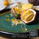 Moritz & Moritz SOLID 4x Kleine Teller 21 cm - Steinzeug Teller Set als Dessertteller, Kuchenteller, Frühstücksteller - Geschirr Set zum Servieren