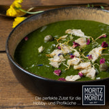 Moritz & Moritz VIDA 6er Suppen Teller Set Gelb-Grün-Rosa - Suppenteller für 6 Personen - Porzellan spülmaschinen- und mikrowellengeeignet