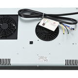 K&H Induktionskochfeld S90-IN-6000FLX [4 ZONEN] - Induktionskochplatte - Induktionsherdplatte Flex Slider Steuerung - Kochfeld Induktion - Autark zum Einbau - 6800 Watt - 17 Leistungsstufen (90cm)