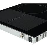 K&H Induktionskochfeld 77-IN-6800FLX [4 ZONEN] - Induktionskochplatte - Induktionsherdplatte Sensor Touch Steuerung - Kochfeld Induktion - Autark zum Einbau - 77CM - 6800 Watt - 17 Leistungsstufen